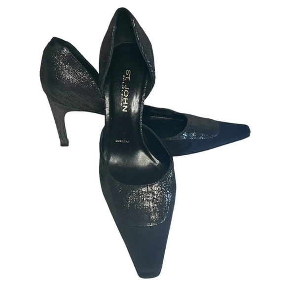 St. John Collection Melanie D’Orsay Heels Black Size 7 - Picture 1 of 10